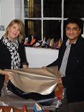 Sateesh Jadhav presents The University of Northampton with a generous gift